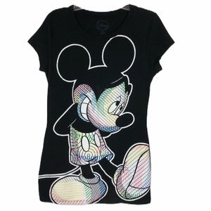 Disney Mickey Black T-shirt L ( 11/13 )